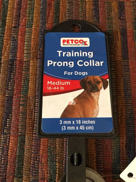 petco prong collar